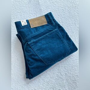 Todd Snyder Washed 5 Pocket Cord Sea Blue Size: 32 32 corduroy‎ pants NWT